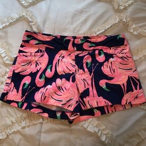 Lilly Pulitzer Flamingo Pattern Shorts
